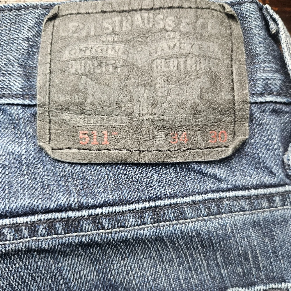 Men's Blue Jeans 34x30 - Picture 3 of 3